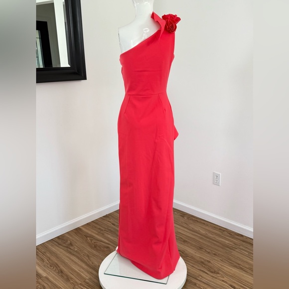 Chiara Boni La Petite Robe Pervinca Asymmetric Ruffled Maxi Dress 8 - Picture 7 of 10